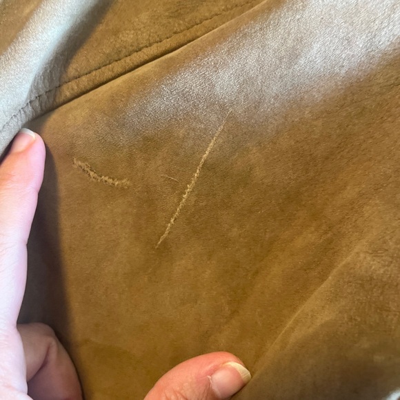 Vintage Cayenne Jacket Mens L Brown Leather Bomber Flight YKK Made Korea 90s - Picture 14 of 16